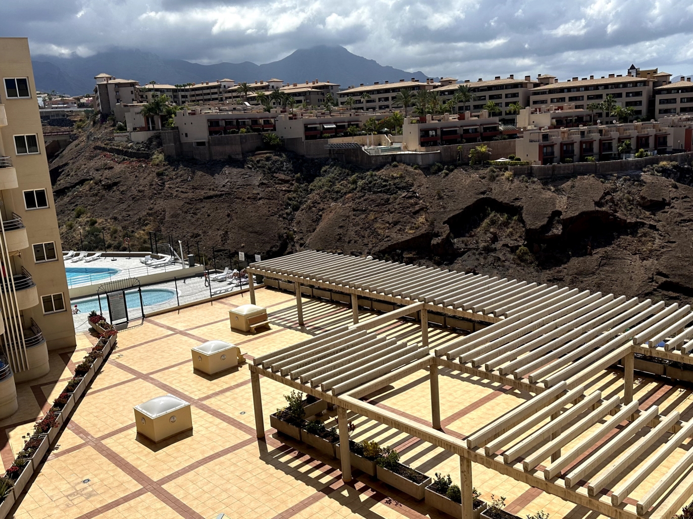 Komfortable Wohnung mit Meerblick in Playa Paraiso