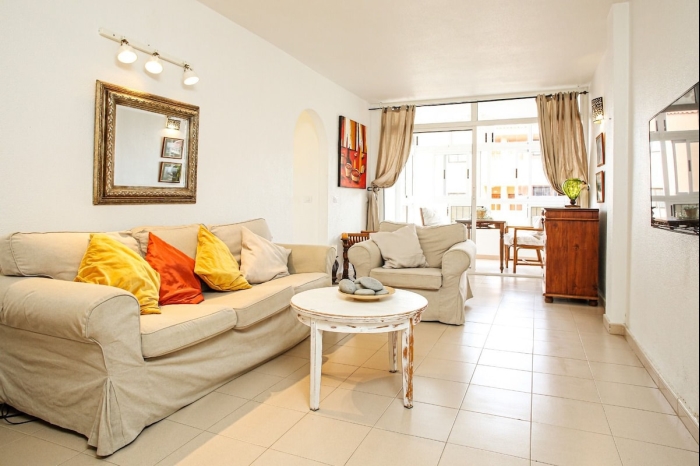Appartement confortable près de la mer avec parking privé à El Médano