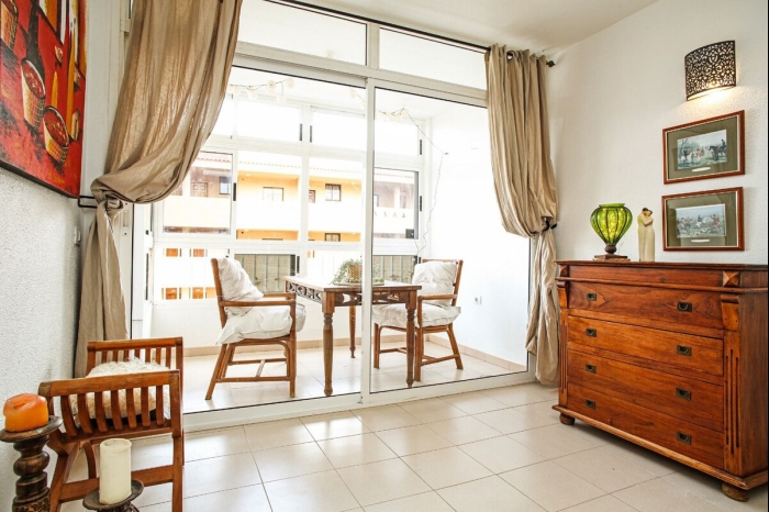 Appartement confortable près de la mer avec parking privé à El Médano