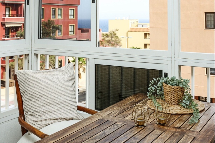 Appartement confortable près de la mer avec parking privé à El Médano